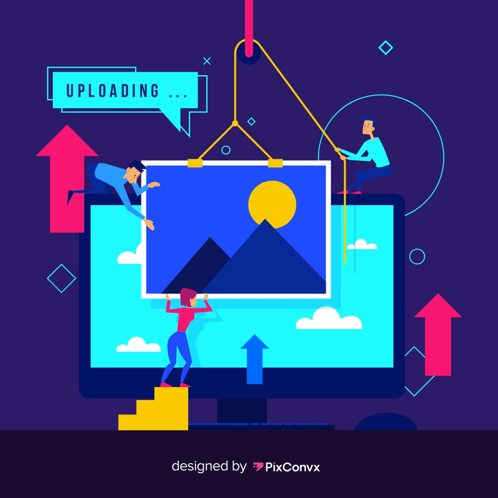 PixConvX Image Converter Interface - How to compress images online